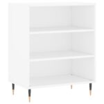 vidaXL Komoda biela 57x35x70 cm kompozitné drevo – Obrázok 2