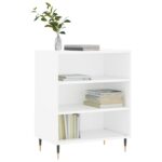 vidaXL Komoda biela 57x35x70 cm kompozitné drevo – Obrázok 3
