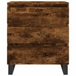 vidaXL Komoda dymový dub 60x35x70 cm spracované drevo – Obrázok 5
