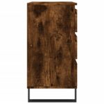 vidaXL Komoda dymový dub 60x35x70 cm spracované drevo – Obrázok 7