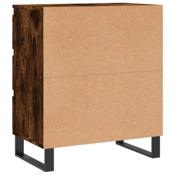 vidaXL Komoda dymový dub 60x35x70 cm spracované drevo – Obrázok 8