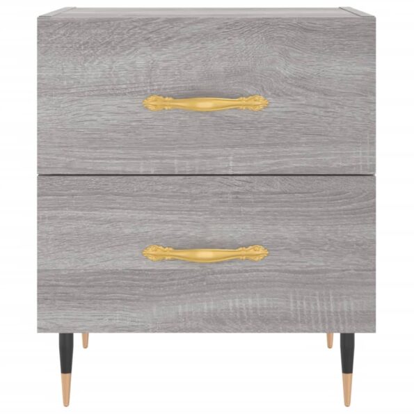 vidaXL Nočný stolík sivý sonoma 40x35x47,5 cm kompozitné drevo – Obrázok 6