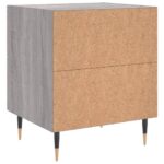 vidaXL Nočný stolík sivý sonoma 40x35x47,5 cm kompozitné drevo – Obrázok 8