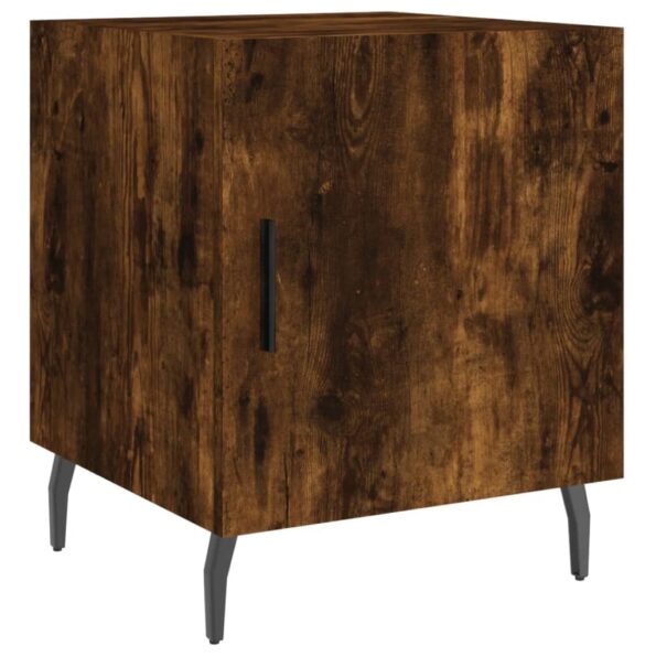 vidaXL Nočné stolíky 2 ks dymový dub 40x40x50 cm kompozitné drevo – Obrázok 6