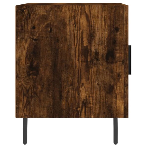 vidaXL Nočné stolíky 2 ks dymový dub 40x40x50 cm kompozitné drevo – Obrázok 8