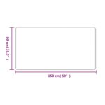 vidaXL Behúň sisalový vzhľad pieskový 80x150 cm – Obrázok 6