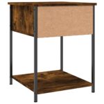 vidaXL Nočný stolík dymový dub 44x45x58 cm kompozitné drevo – Obrázok 8