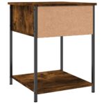 vidaXL Nočné stolíky 2 ks dymový dub 44x45x58 cm kompozitné drevo – Obrázok 9