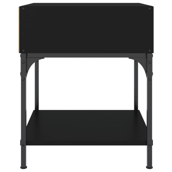 vidaXL Nočné stolíky 2 ks čierne 40x41x50 cm kompozitné drevo – Obrázok 6