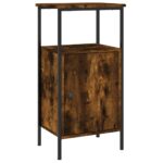 vidaXL Nočné stolíky 2 ks dymový dub 41x31x80 cm kompozitné drevo – Obrázok 5