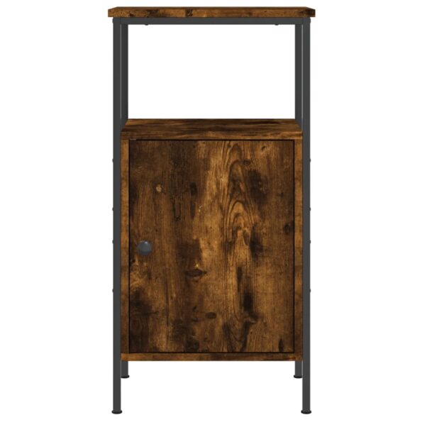 vidaXL Nočné stolíky 2 ks dymový dub 41x31x80 cm kompozitné drevo – Obrázok 6