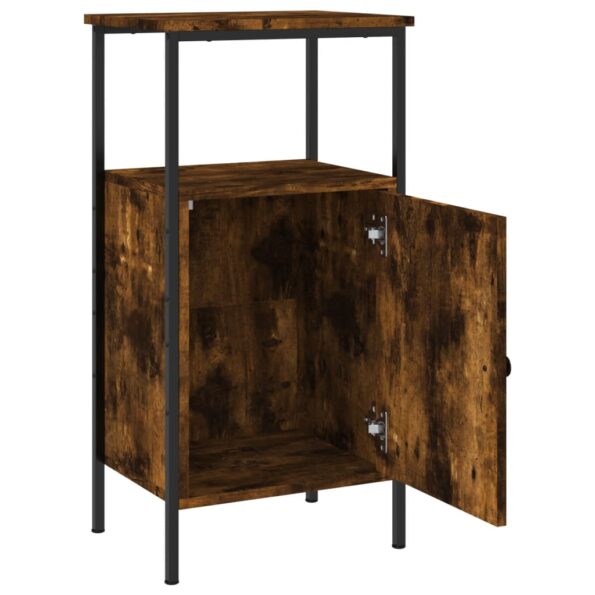vidaXL Nočné stolíky 2 ks dymový dub 41x31x80 cm kompozitné drevo – Obrázok 7