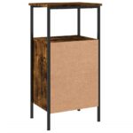 vidaXL Nočné stolíky 2 ks dymový dub 41x31x80 cm kompozitné drevo – Obrázok 9
