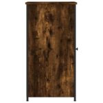 vidaXL Nočný stolík dymový dub 32x42x80 cm kompozitné drevo – Obrázok 7