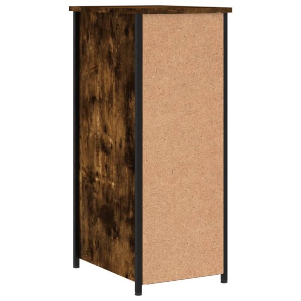 vidaXL Nočný stolík dymový dub 32x42x80 cm kompozitné drevo – Obrázok 8