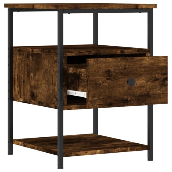 vidaXL Nočné stolíky 2 ks dymový dub 40x42x56 cm kompozitné drevo – Obrázok 6