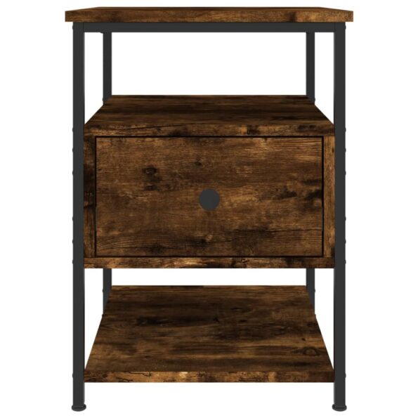 vidaXL Nočné stolíky 2 ks dymový dub 40x42x56 cm kompozitné drevo – Obrázok 7