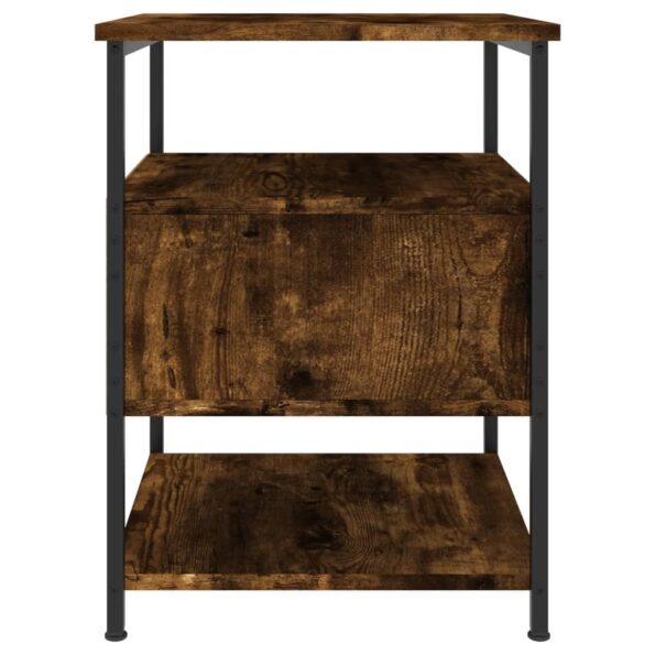 vidaXL Nočné stolíky 2 ks dymový dub 40x42x56 cm kompozitné drevo – Obrázok 8