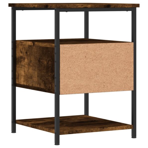 vidaXL Nočné stolíky 2 ks dymový dub 40x42x56 cm kompozitné drevo – Obrázok 9