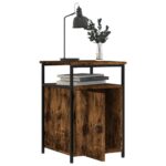 vidaXL Nočný stolík dymový dub 40x42x60 cm kompozitné drevo – Obrázok 4