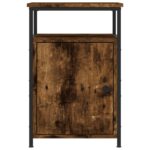 vidaXL Nočný stolík dymový dub 40x42x60 cm kompozitné drevo – Obrázok 6