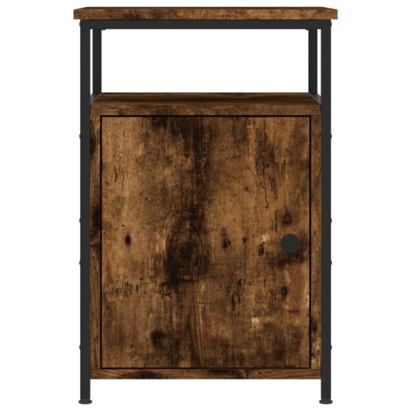 vidaXL Nočný stolík dymový dub 40x42x60 cm kompozitné drevo – Obrázok 6