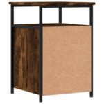 vidaXL Nočný stolík dymový dub 40x42x60 cm kompozitné drevo – Obrázok 8