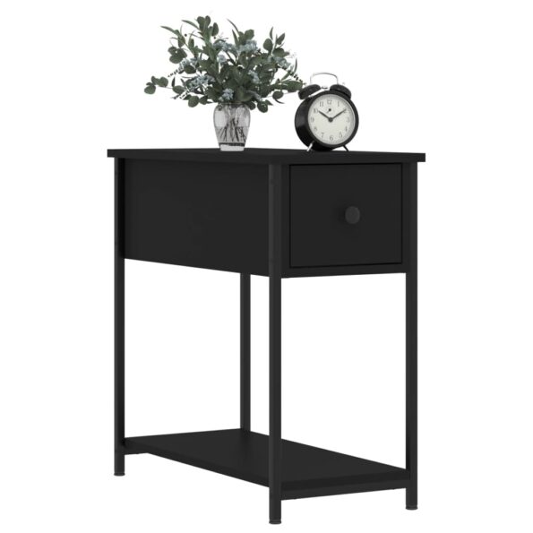 vidaXL Nočné stolíky 2 ks čierne 30x60x60 cm kompozitné drevo – Obrázok 3