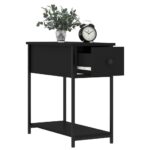 vidaXL Nočné stolíky 2 ks čierne 30x60x60 cm kompozitné drevo – Obrázok 4