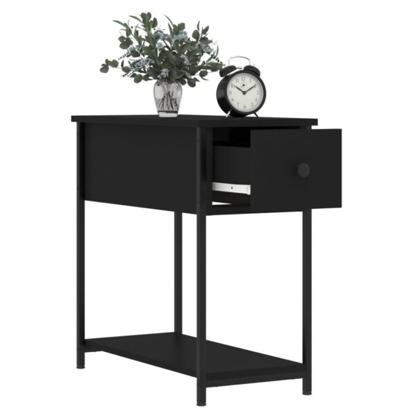 vidaXL Nočné stolíky 2 ks čierne 30x60x60 cm kompozitné drevo – Obrázok 4