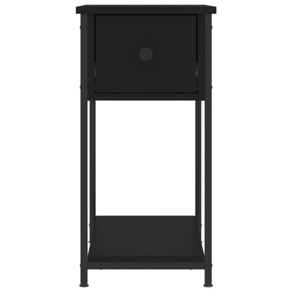 vidaXL Nočné stolíky 2 ks čierne 30x60x60 cm kompozitné drevo – Obrázok 6