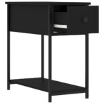 vidaXL Nočné stolíky 2 ks čierne 30x60x60 cm kompozitné drevo – Obrázok 7