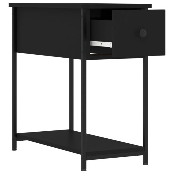 vidaXL Nočné stolíky 2 ks čierne 30x60x60 cm kompozitné drevo – Obrázok 7