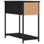 vidaXL Nočné stolíky 2 ks čierne 30x60x60 cm kompozitné drevo – Obrázok 9