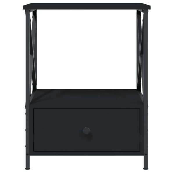 vidaXL Nočné stolíky 2 ks, čierne 50x41x65 cm, kompozitné drevo – Obrázok 6