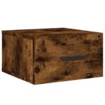 vidaXL Nástenné nočné stolíky 2 ks dymový dub 35x35x20 cm – Obrázok 5