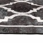 vidaXL Prateľný koberec čierno-biely 80x150 cm – Obrázok 6