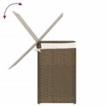 vidaXL Kôš na bielizeň s 2 priehradkami 53x35x57 cm polyratan – Obrázok 7