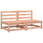 vidaXL Záhradné pohovky bez podrúčok 2 ks 70x70x67 cm masívny douglas – Obrázok 2