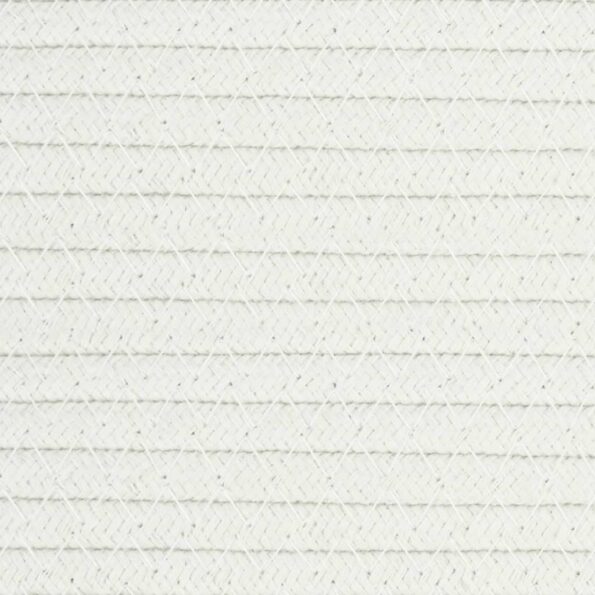 vidaXL Úložný kôš sivobiely Ø51x33 cm bavlna – Obrázok 8