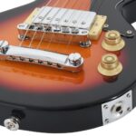 vidaXL Elektrická gitara pre deti s taškou hnedo-čierna 3/4 30" – Obrázok 7