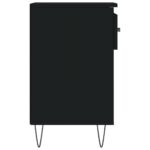 vidaXL Botník čierny 102x36x60 cm spracované drevo – Obrázok 7