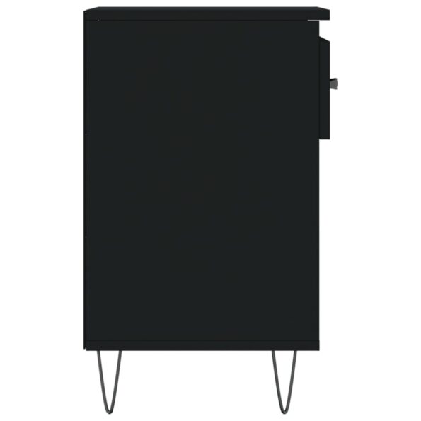 vidaXL Botník čierny 102x36x60 cm spracované drevo – Obrázok 7