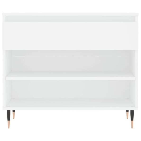 vidaXL Botník biely 70x36x60 cm spracované drevo – Obrázok 6
