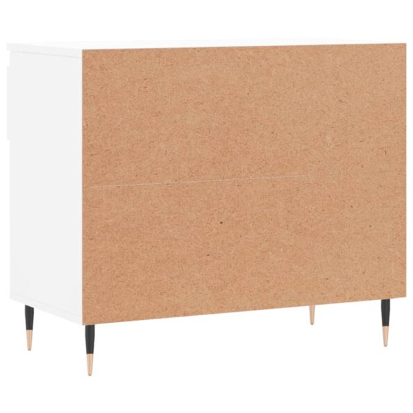 vidaXL Botník biely 70x36x60 cm spracované drevo – Obrázok 8
