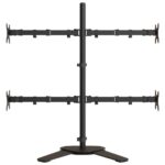 vidaXL Držiak monitora čierny oceľový VESA 75/100 mm – Obrázok 4