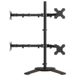 vidaXL Držiak monitora čierny oceľový VESA 75/100 mm – Obrázok 5