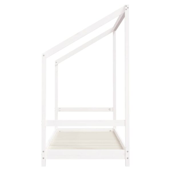 vidaXL Rám detskej postele biely 2x(80x200) cm masívna borovica – Obrázok 5