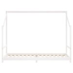 vidaXL Rám detskej postele biely 2x(80x200) cm masívna borovica – Obrázok 6