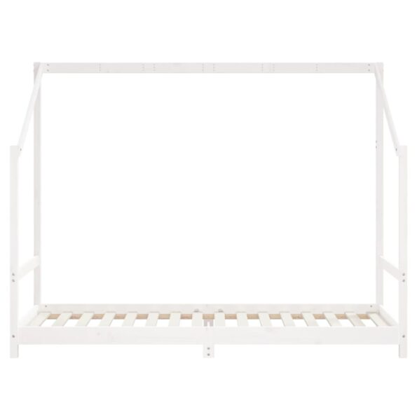 vidaXL Rám detskej postele biely 2x(80x200) cm masívna borovica – Obrázok 6